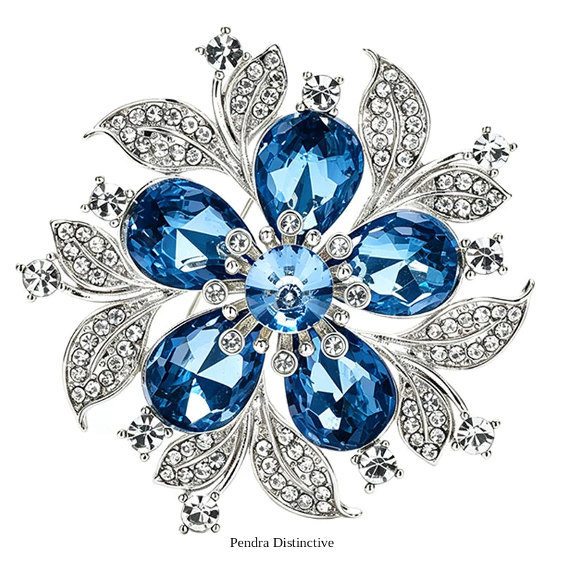 PENDRA Florielle5 Crystal Brooch
