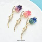 PENDRA Florielle5 Floral Brooch
