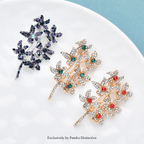PENDRA Florielle6 Rhinestone Brooch