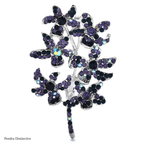 PENDRA Florielle6 Rhinestone Brooch