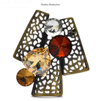PENDRA Florielle7 Crystal Brooch