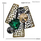 PENDRA Florielle7 Crystal Brooch