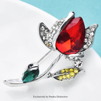 PENDRA Florielle7 Crystal Brooch