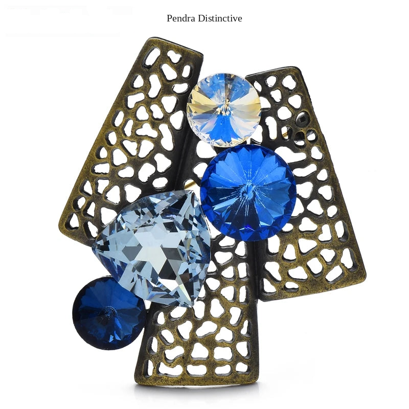 PENDRA Florielle7 Crystal Brooch