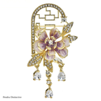 PENDRA Florielle8 Floral Brooch