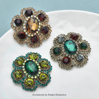 PENDRA Florielle9 Crystal Brooch