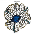 PENDRA Florielle9 Crystal Brooch