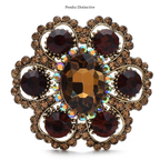 PENDRA Florielle9 Crystal Brooch