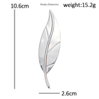 PENDRA Folia Alloy Leaf Brooch