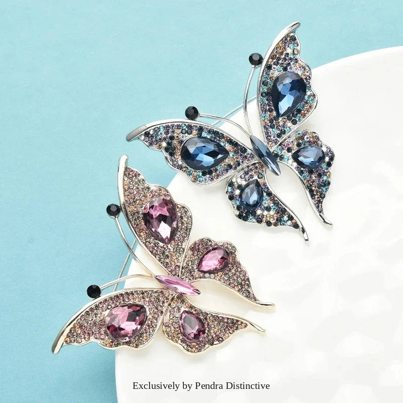 PENDRA Folibird Leaf and Bird Brooch
