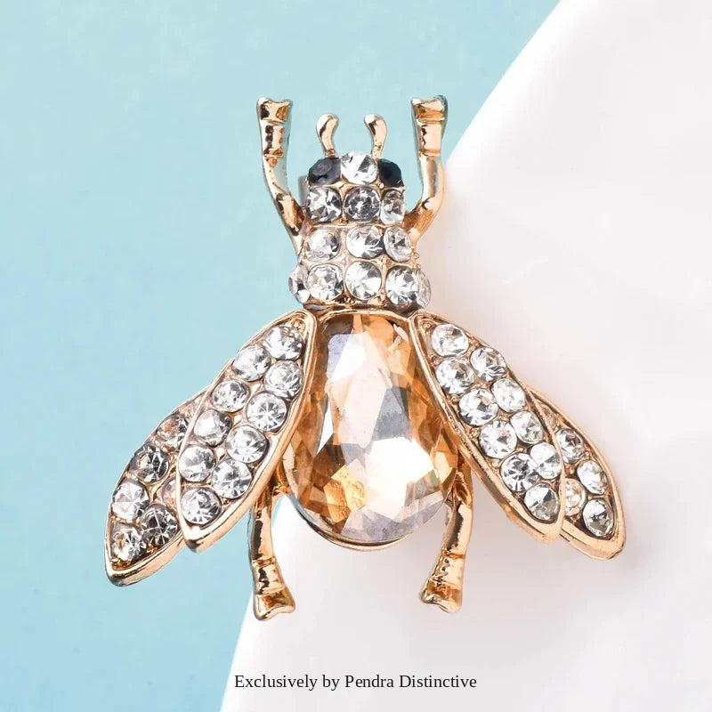PENDRA Folibird Leaf and Bird Brooch