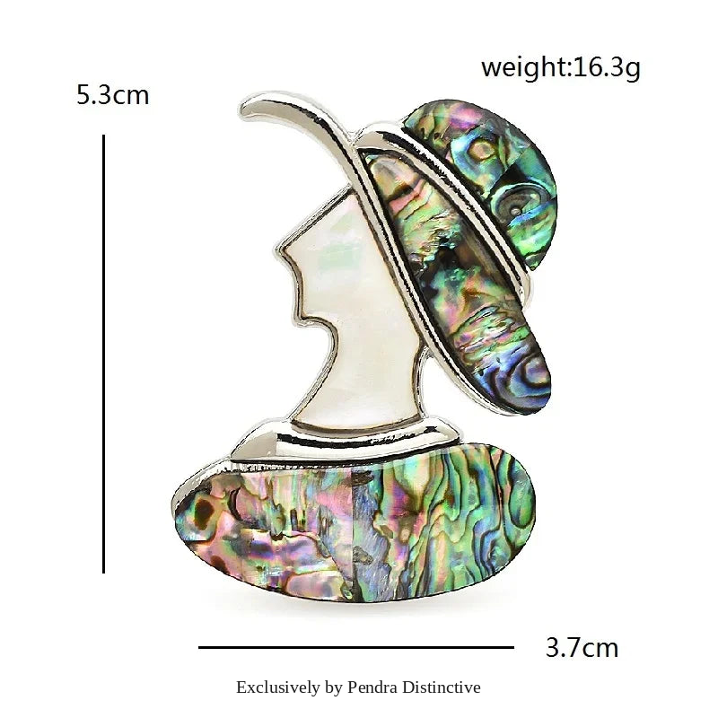 PENDRA Folibird Leaf and Bird Brooch