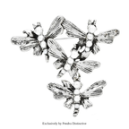 PENDRA Folibird Leaf and Bird Brooch