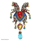 PENDRA Folibird Leaf and Bird Brooch