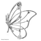 PENDRA Folibird Leaf and Bird Brooch