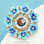 PENDRA Forgetmenot Alzheimer's Society Brooch