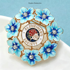 PENDRA Forgetmenot Alzheimer's Society Brooch
