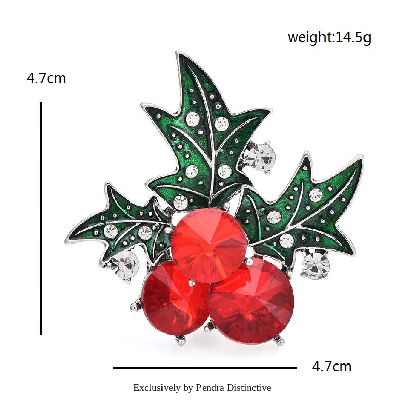 PENDRA Fruitaria Crystal Fruit Brooch