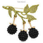PENDRA Fruitaria Lovely Enamel Fruit Brooch