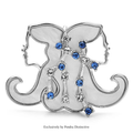 PENDRA Gemini Rhinestone Zodiac Star Brooch