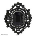 PENDRA Geometra Crystal Royal Geometric Brooch