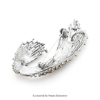 PENDRA Geometra Rhinestone Geometric Brooch