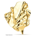 PENDRA Stainless Steel Geometric Leaf Big Size Brooch