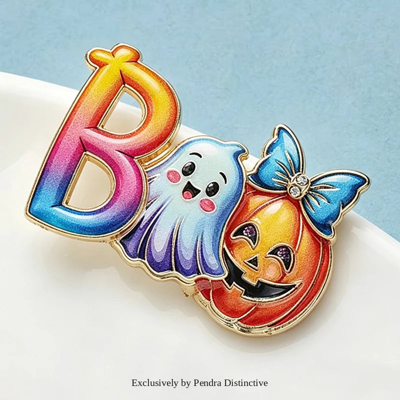 PENDRA Ghostpumpkin Ghost Pumpkin Brooch