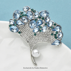 PENDRA Ginkgoa Luxury Ginkgo Leaf Brooch