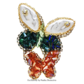 PENDRA Handmade Crystal Butterfly Brooch