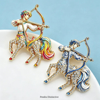 PENDRA Handsome Zodiac Sign Brooch