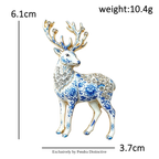 PENDRA Hart Antler Deer Brooch