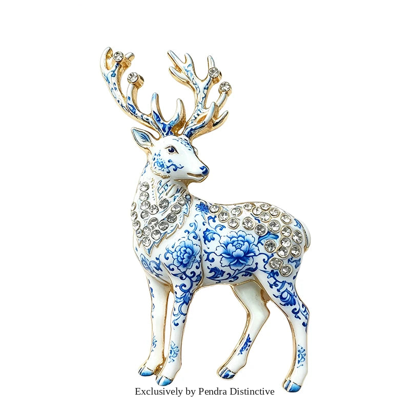 PENDRA Hart Antler Deer Brooch
