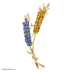 PENDRA Harvest Wheat Design Brooch