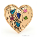 PENDRA Heart Brooch