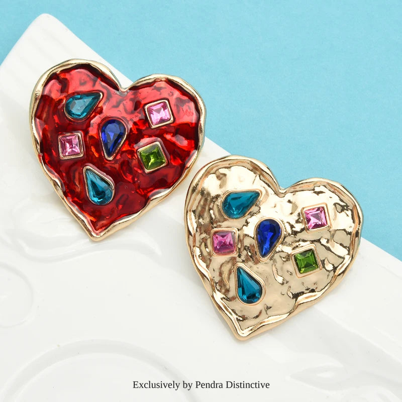 PENDRA Heart Brooch