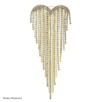 PENDRA Heartelle Tassel Heart Brooch