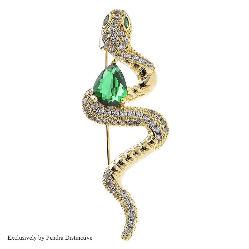 PENDRA High Quality Snake Brooch