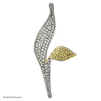 PENDRA Insectflora Insect and Flower Brooch