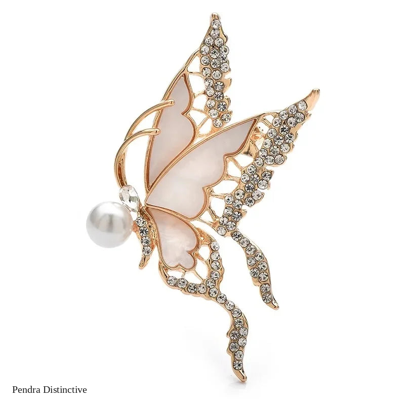 PENDRA Insectflora Insect and Flower Brooch