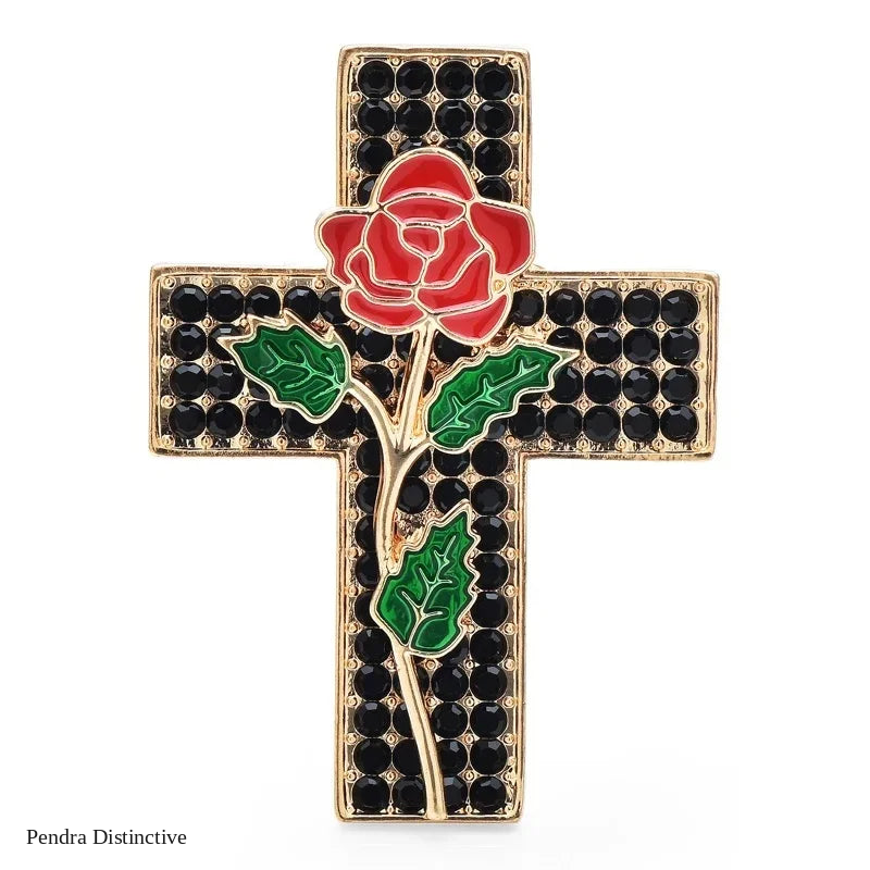 PENDRA Insectflora Insect and Flower Brooch