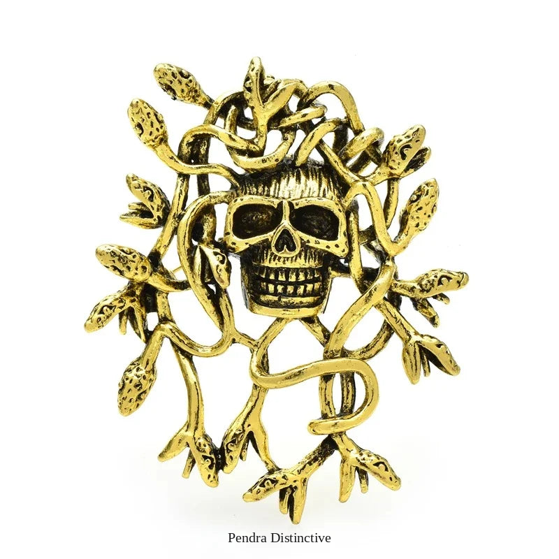 PENDRA Insectflora Insect and Flower Brooch