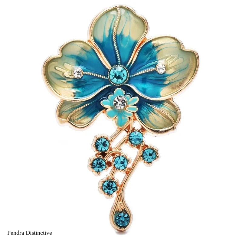PENDRA Insectflora Insect and Flower Brooch