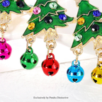 PENDRA Jingleberry Christmas Bell Tree Brooch