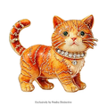 PENDRA Kitty Rhinestone Cat Brooch
