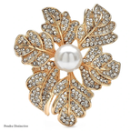 PENDRA Leafbloom Retro Leaf Flower Brooch