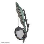 PENDRA Leafcrystal Crystal Leaf Brooch