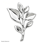 PENDRA Leafelle Stainless Steel Leaf Brooch
