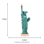 PENDRA Enamel Statue Of Liberty Lady Brooch