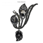 PENDRA Lilia Crystal Lily Flower Brooch